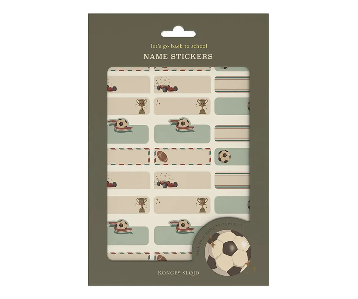 Etiquetas para Nombre 60 pcs Kick It