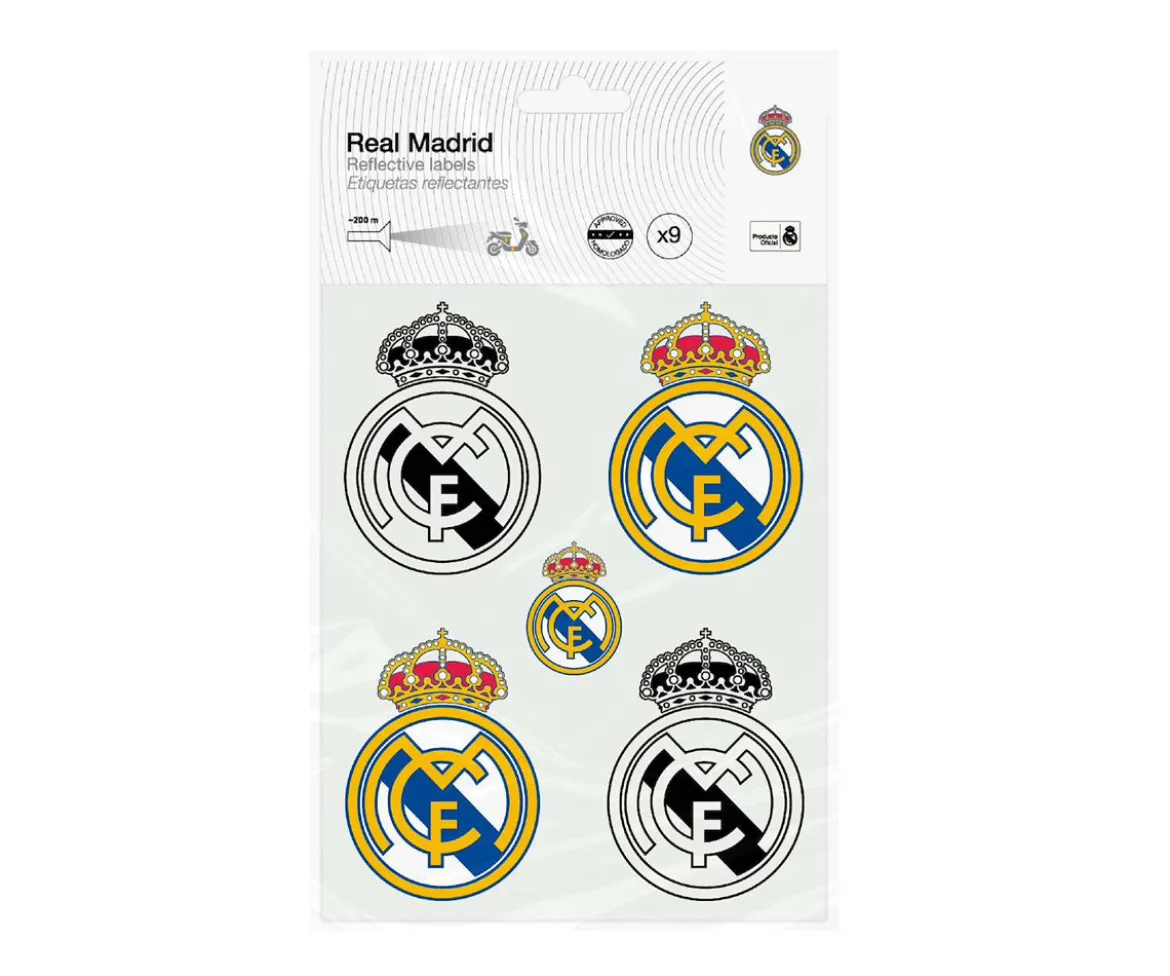 Etiquetas Reflectantes Real Madrid