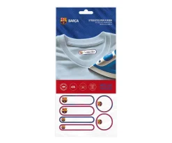 Etiquetas Termoadhesivas FC. Barcelona para Ropa