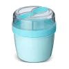 Fiambrera Snack N'ice Cup con Disco Refrigerante Blue