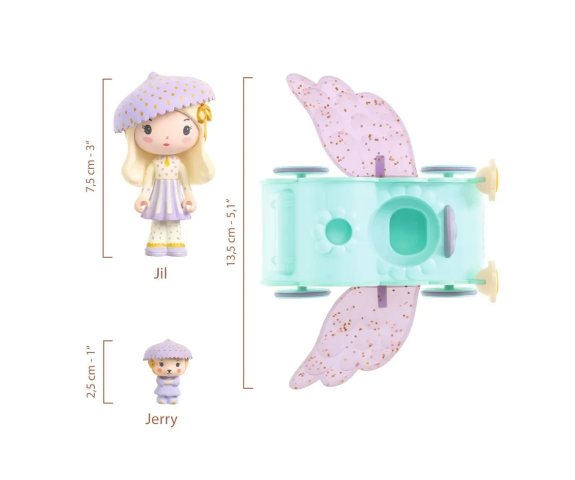 Figura Tinily Jill & Jerry Tinycar