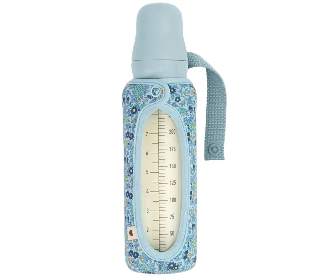 Funda Biberón Large BIBS Liberty Chamomile Lawn Baby Blue