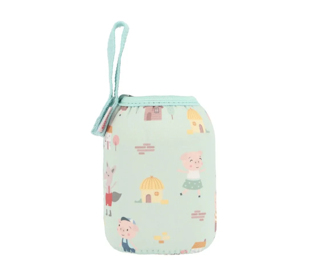 Funda Neopreno 350ml Personalizable The Three Little Pigs