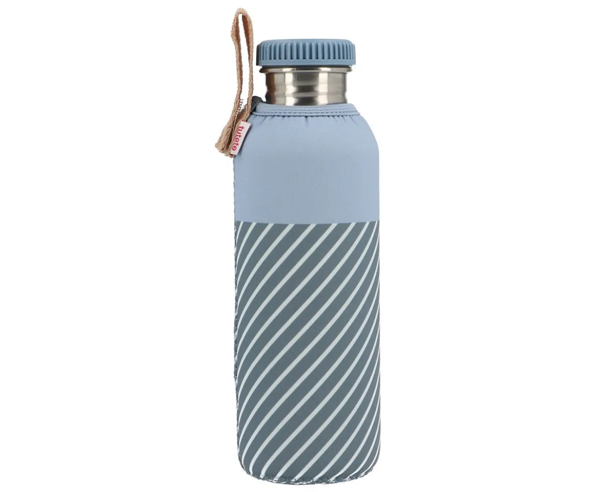 Funda Neopreno Stripes Blue 750ml Personalizable