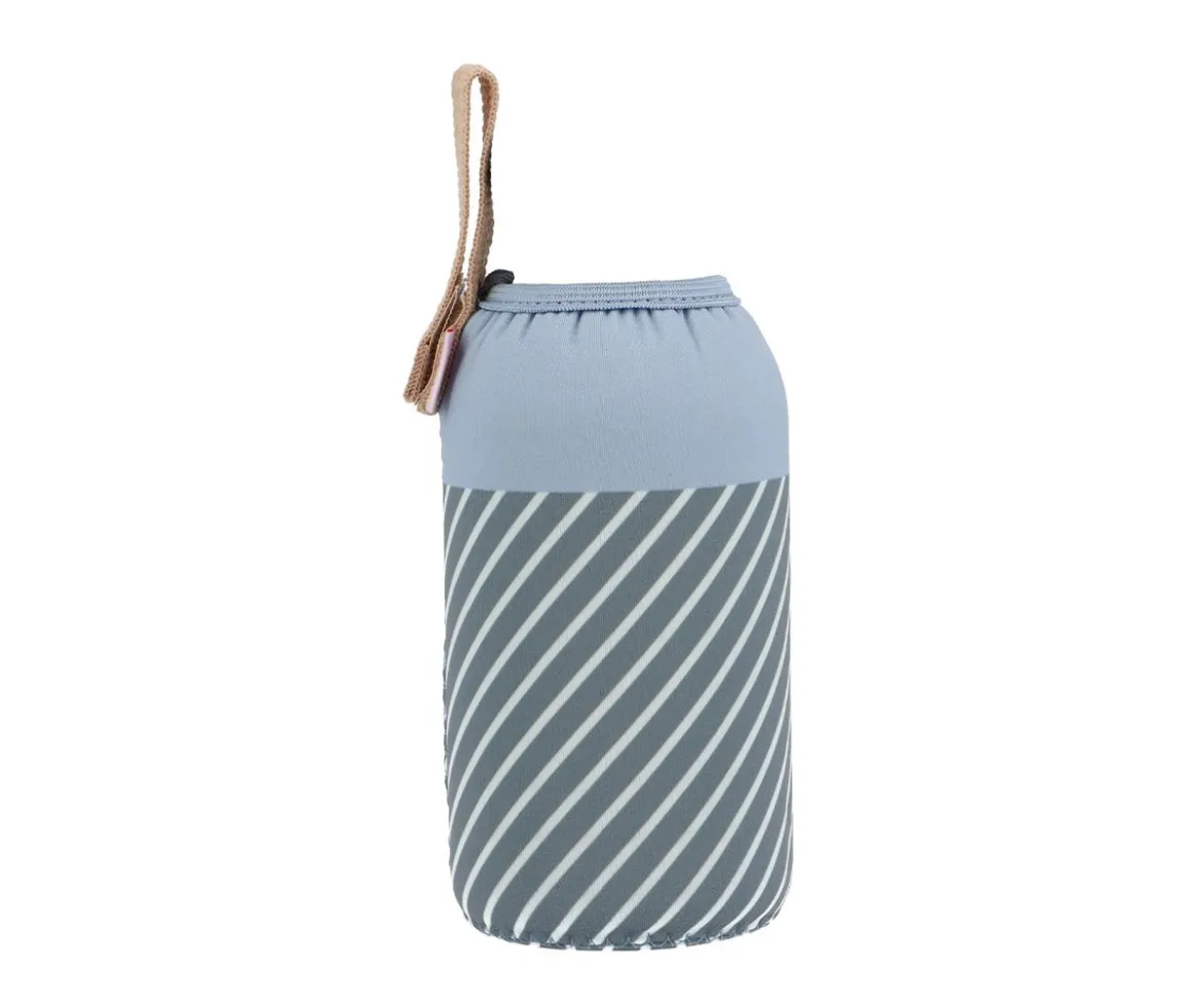 Funda Neopreno Stripes Blue 500ml Personalizable