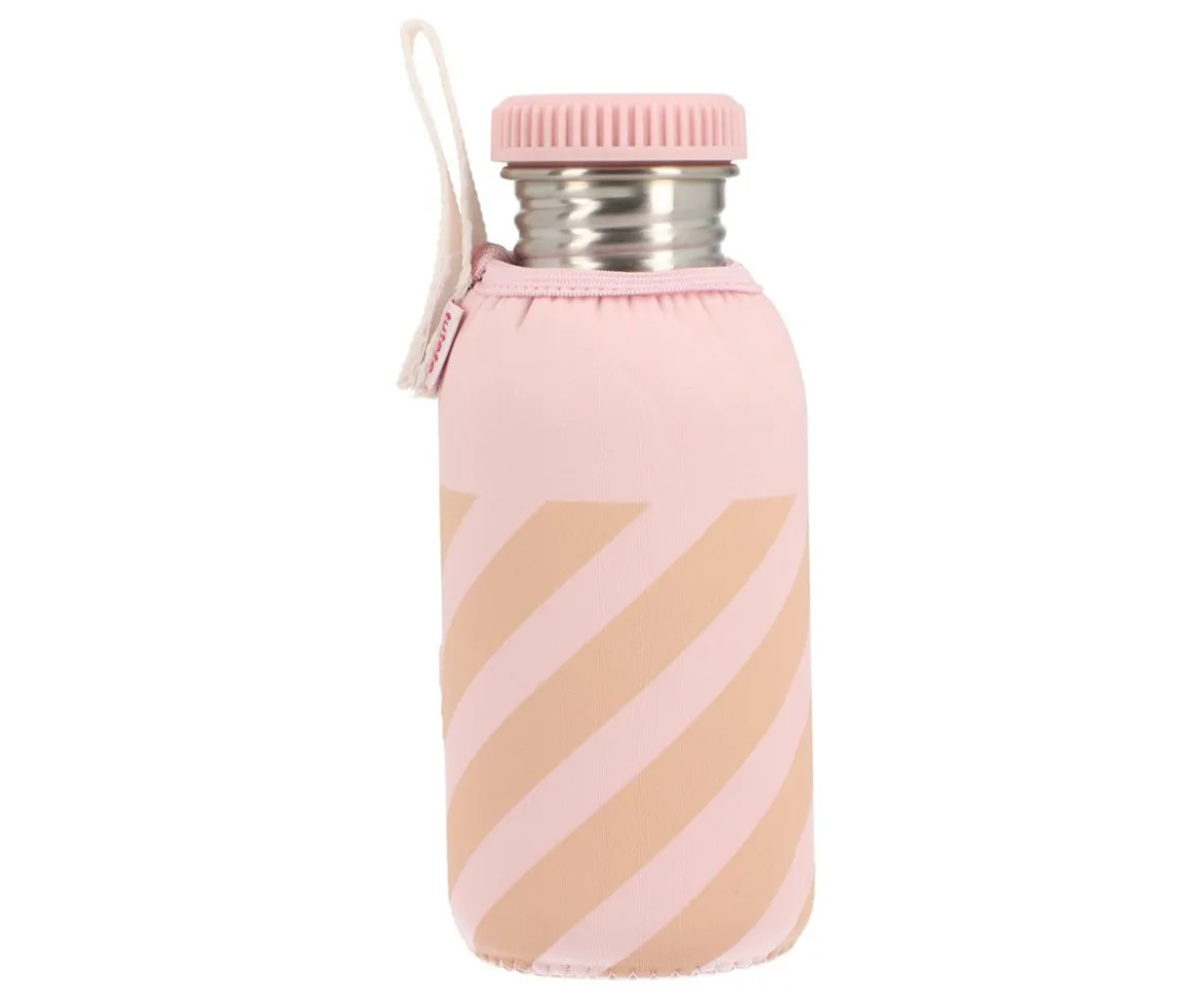 Funda Neopreno Stripes Pink 500ml Personalizable