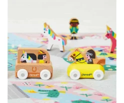 Furgoneta Unicornio de Madera Reino Encantado Cross Roads Blanco