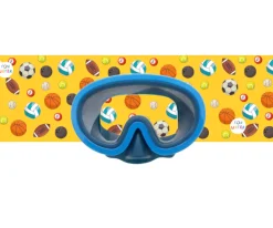 Gafas de Buceo Juniormask Azul Oscuro con Turbante Deportes