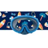 Gafas de Buceo Juniormask Azul Oscuro con Turbante Surf