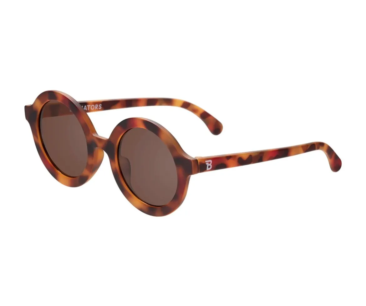 Gafas de Sol Flexibles (3-5años) Euro Round Amber Lenses Classic Tortoise