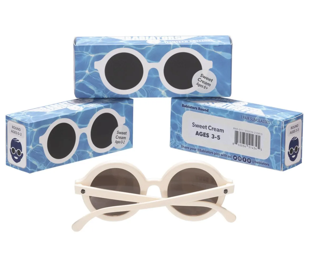 Gafas de Sol Flexibles (+6 años) Original Round Sweet Cream