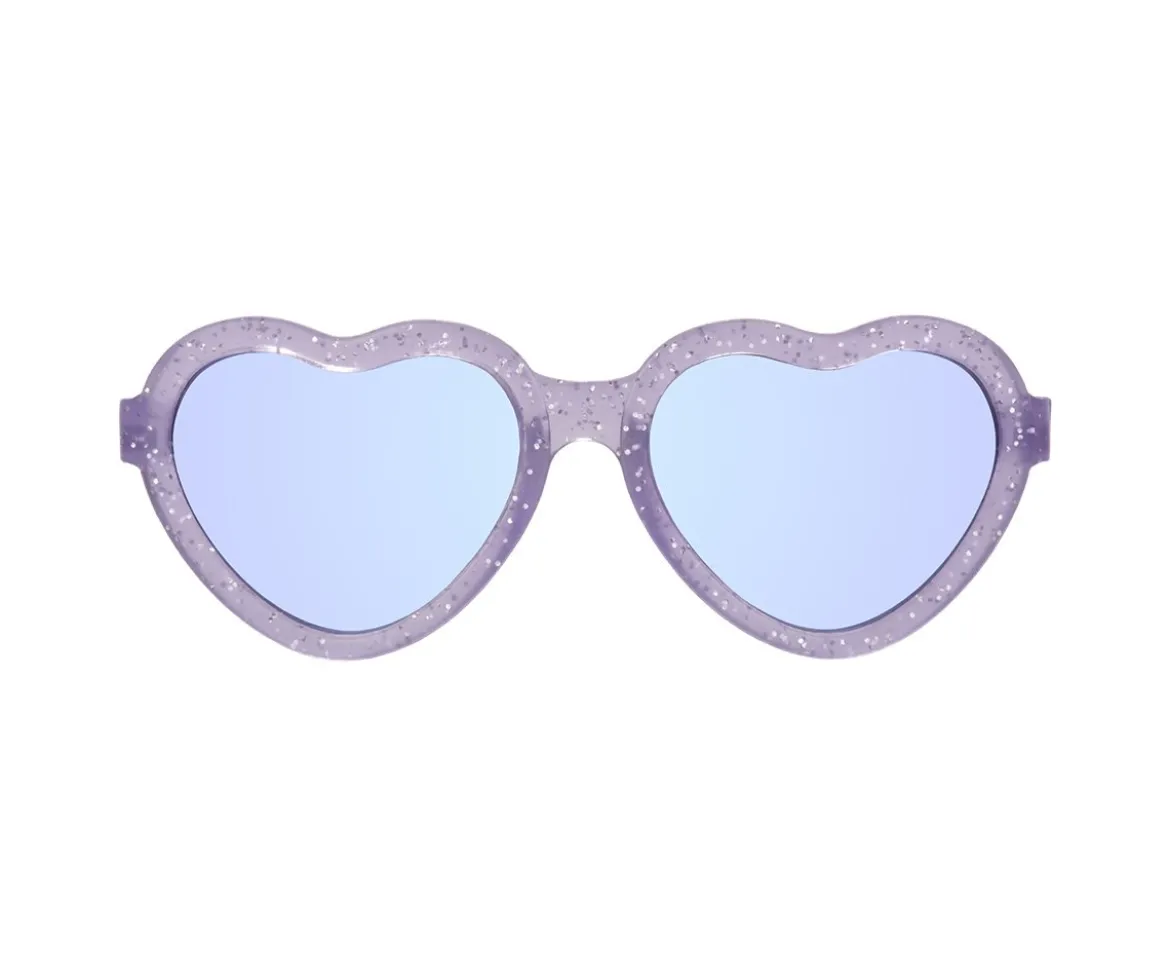 Gafas de Sol Flexibles Hearts (0-24meses) Lavender Shimmer Purple Mirrored Lenses