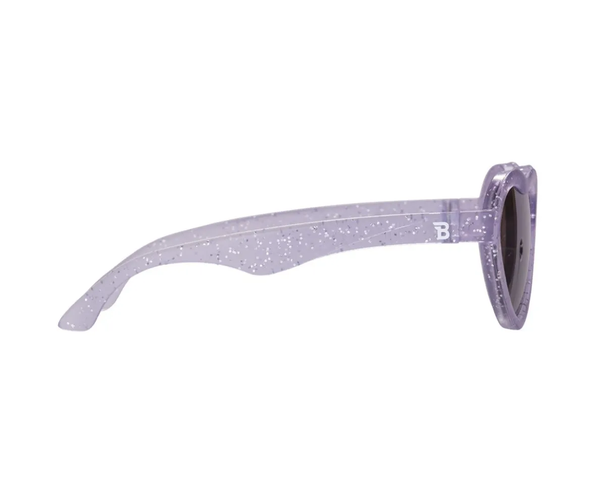 Gafas de Sol Flexibles Hearts (0-24meses) Lavender Shimmer Purple Mirrored Lenses