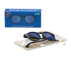 Gafas de Sol Flexibles Keyhole (+6 años) Polarizadas Jet Black