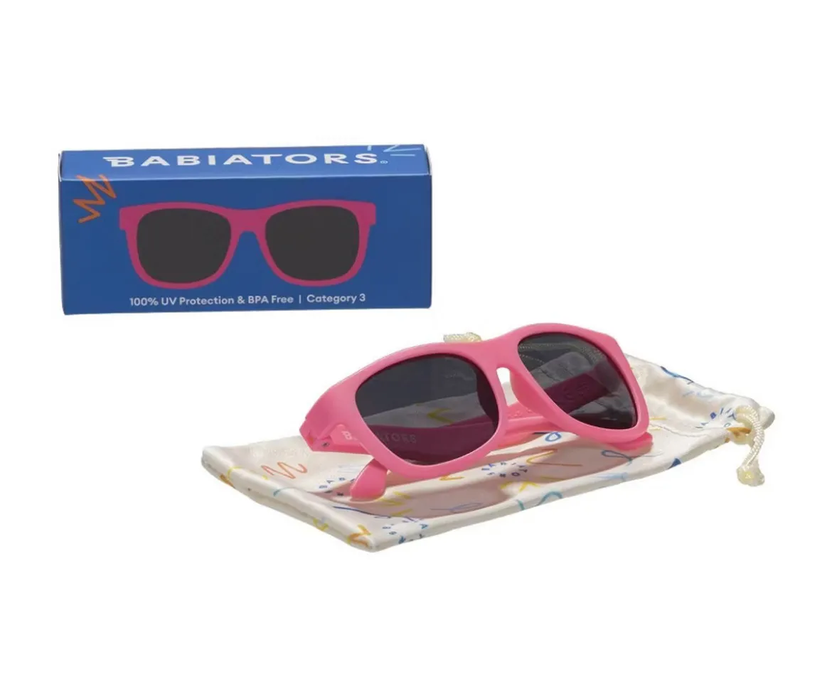 Gafas de Sol Flexibles Navigators (+6 años) Think Pink! Smoke Lenses
