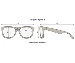 Gafas de Sol Flexibles Navigators (0-24meses) Rad Rainbow