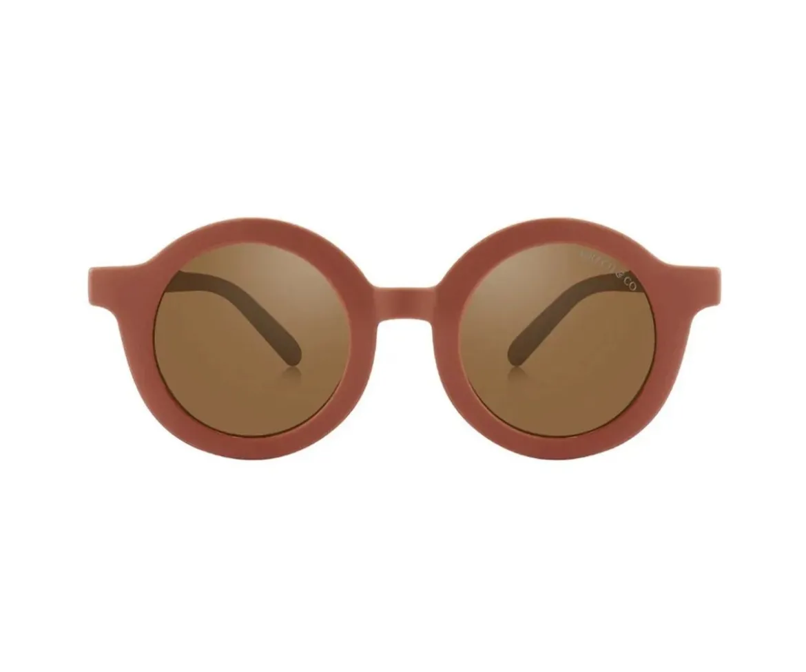 Gafas de Sol Flexibles Polarizadas New Round (18m-8 años) Cinnamon