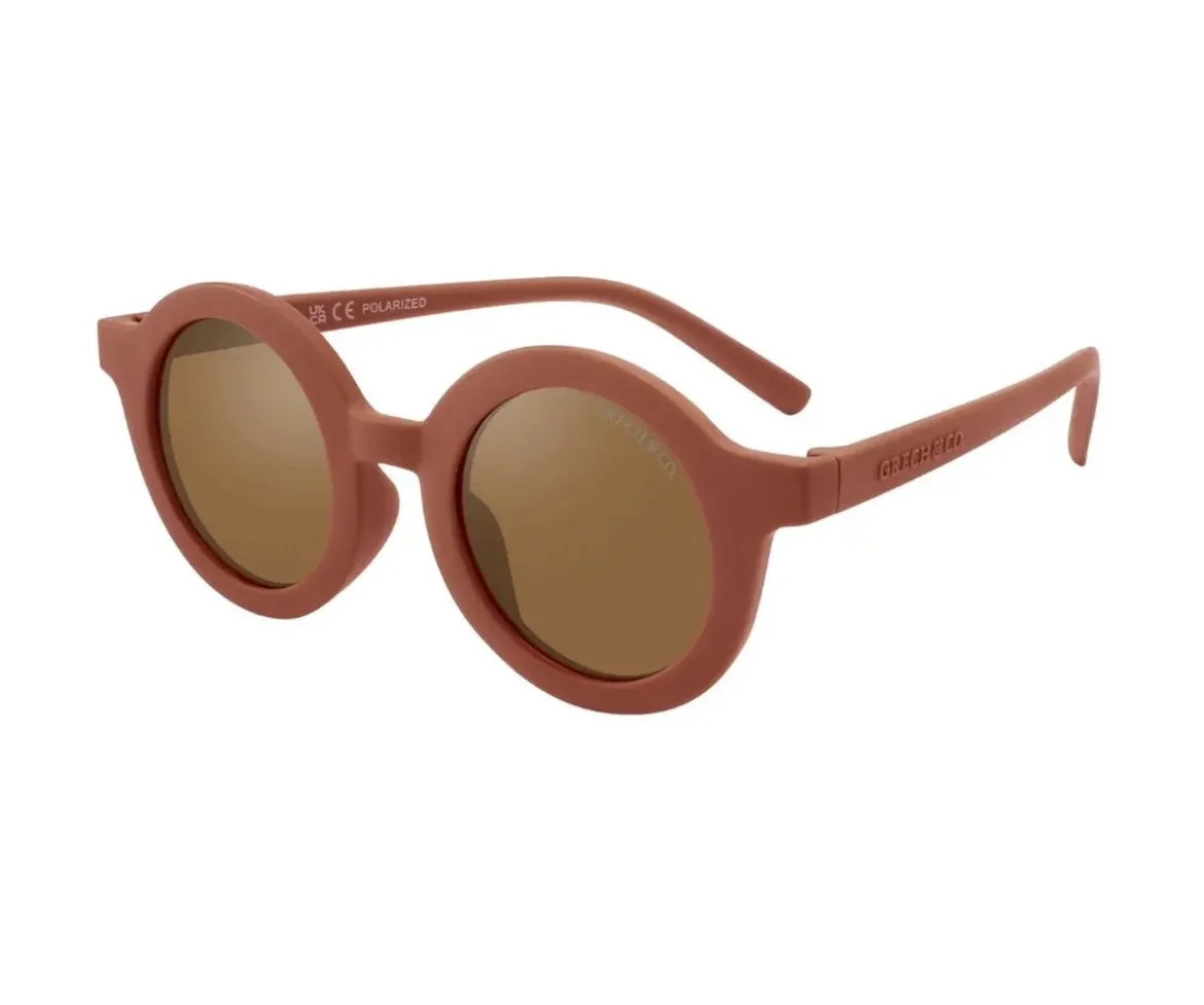 Gafas de Sol Flexibles Polarizadas New Round (18m-8 años) Cinnamon