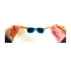 Gafas de Sol Infantil Flexibles Naranja-Rojo (2-5años)