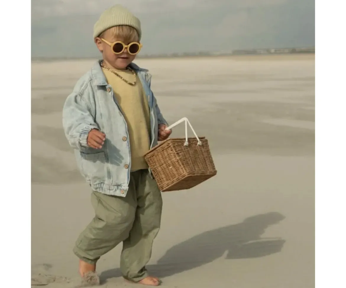 Gafas de Sol Infantil Polarizadas Original Round Mellow Yellow (18meses-10años)