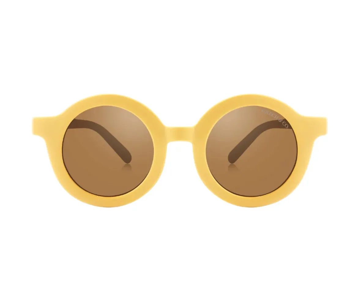 Gafas de Sol Infantil Polarizadas Original Round Mellow Yellow (18meses-10años)