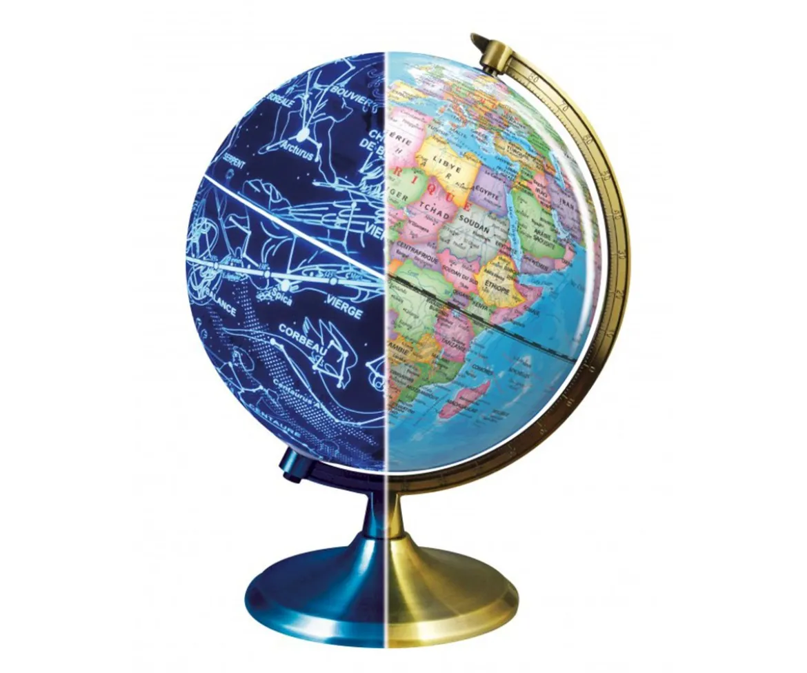 Globo Terráqueo Día y Noche