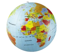 Globo Terráqueo Inflable 50cm El Mundo