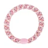 Goma de Pelo Kknekki Rose Pink Glitter