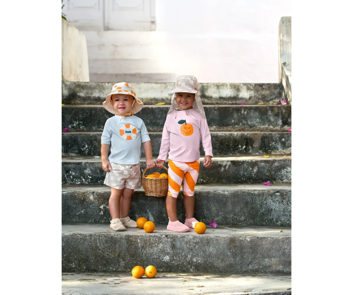Gorrito de Baño Reversible Orange Sea Salt