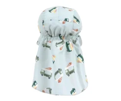 Gorrito de Playa Flap con Protección Solar Ice Cream Truck Illusion Blue
