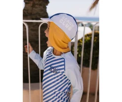Gorro Playa Bebé Stripes Blues & Beyond