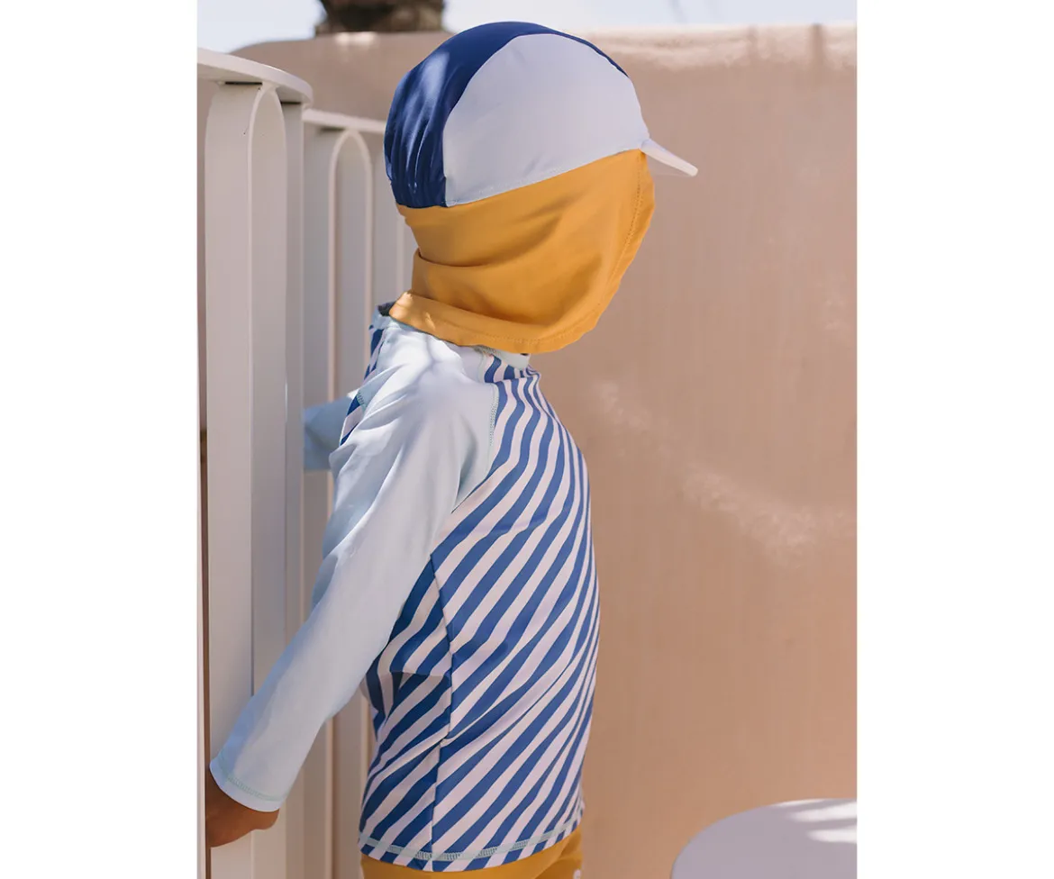 Gorro Playa Bebé Stripes Blues & Beyond
