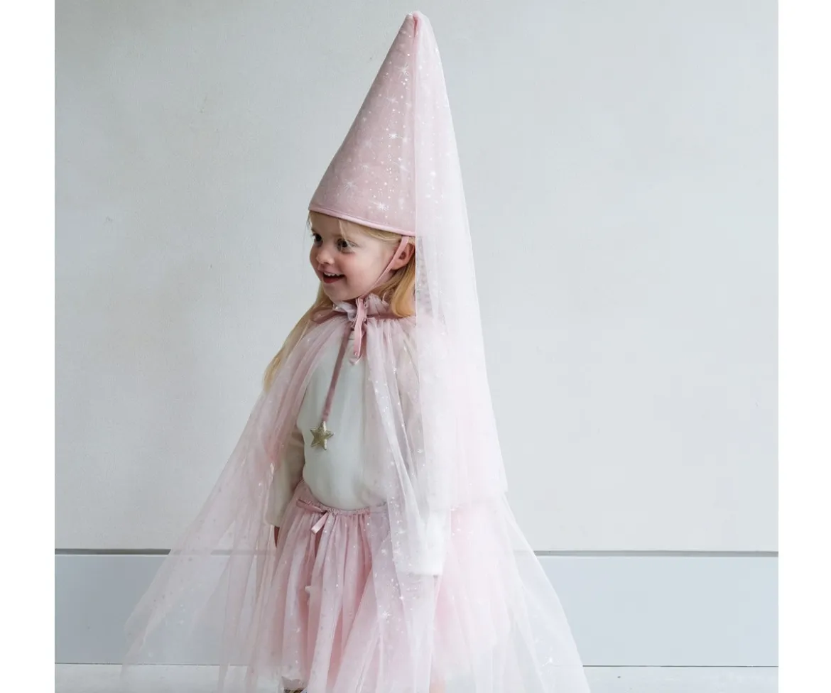 Gorro Puntiagudo Princesa Shimmer Rosa