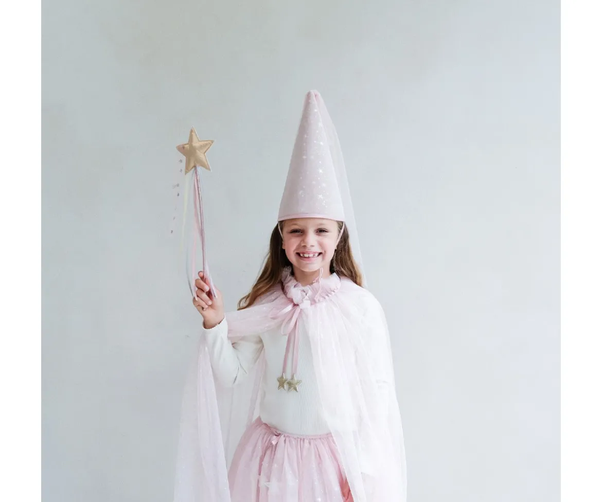 Gorro Puntiagudo Princesa Shimmer Rosa