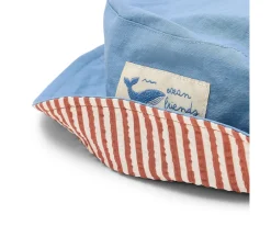Gorro Reversible Ocean Brown Stripes
