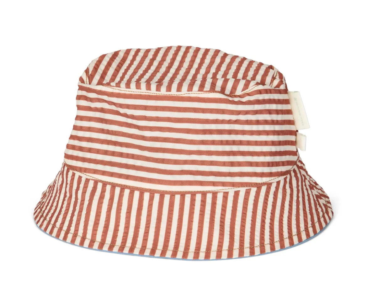 Gorro Reversible Ocean Brown Stripes