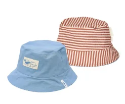 Gorro Reversible Ocean Brown Stripes