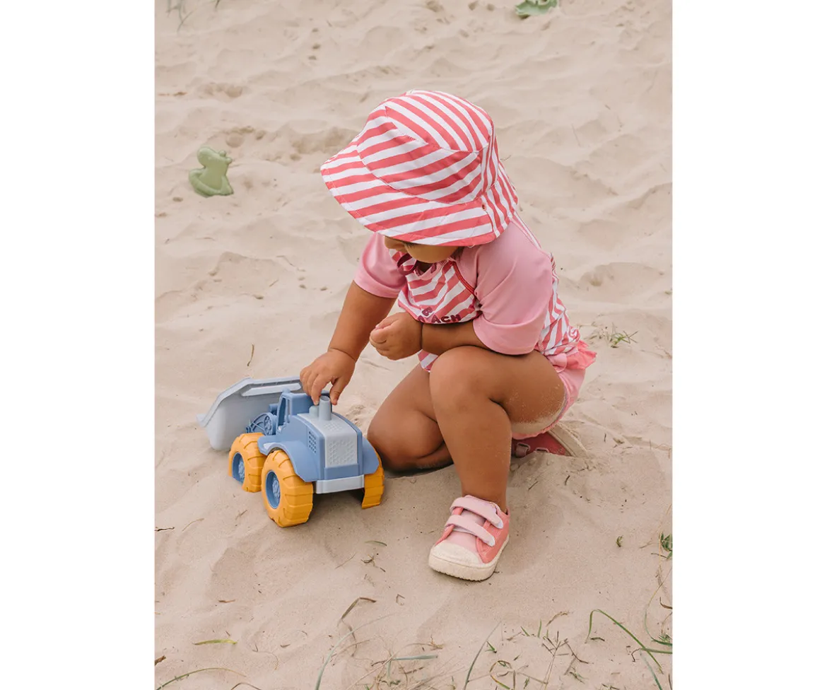 Gorro Reversible Stripes Bloom & Blush