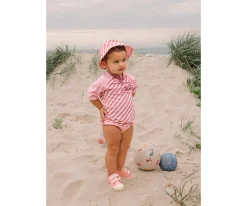 Gorro Reversible Stripes Bloom & Blush