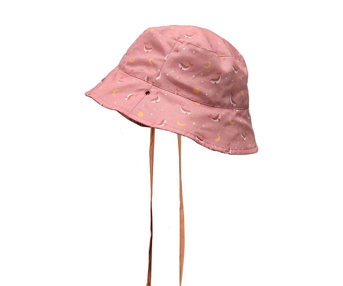Gorro Reversible Whale Pink