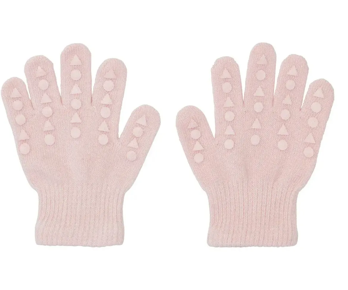 Guantes Antideslizantes Lana Merino Soft Pink