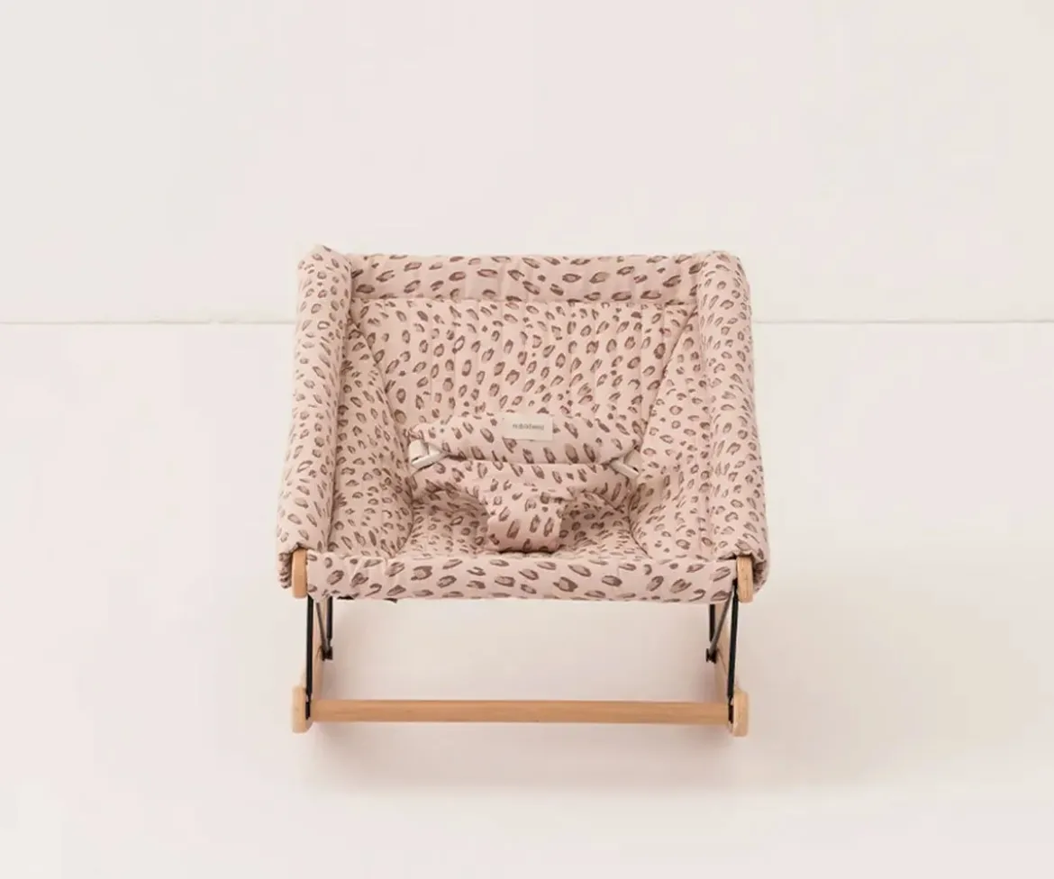 Hamaca para Bebé Growing Green con Funda Leonie Latte