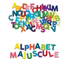 Imanes Letras Mayúsculas 77 Piezas