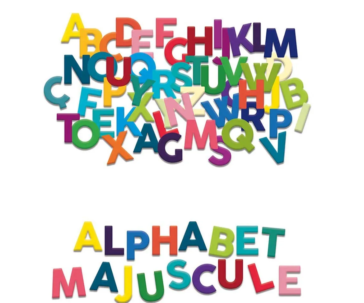 Imanes Letras Mayúsculas 77 Piezas