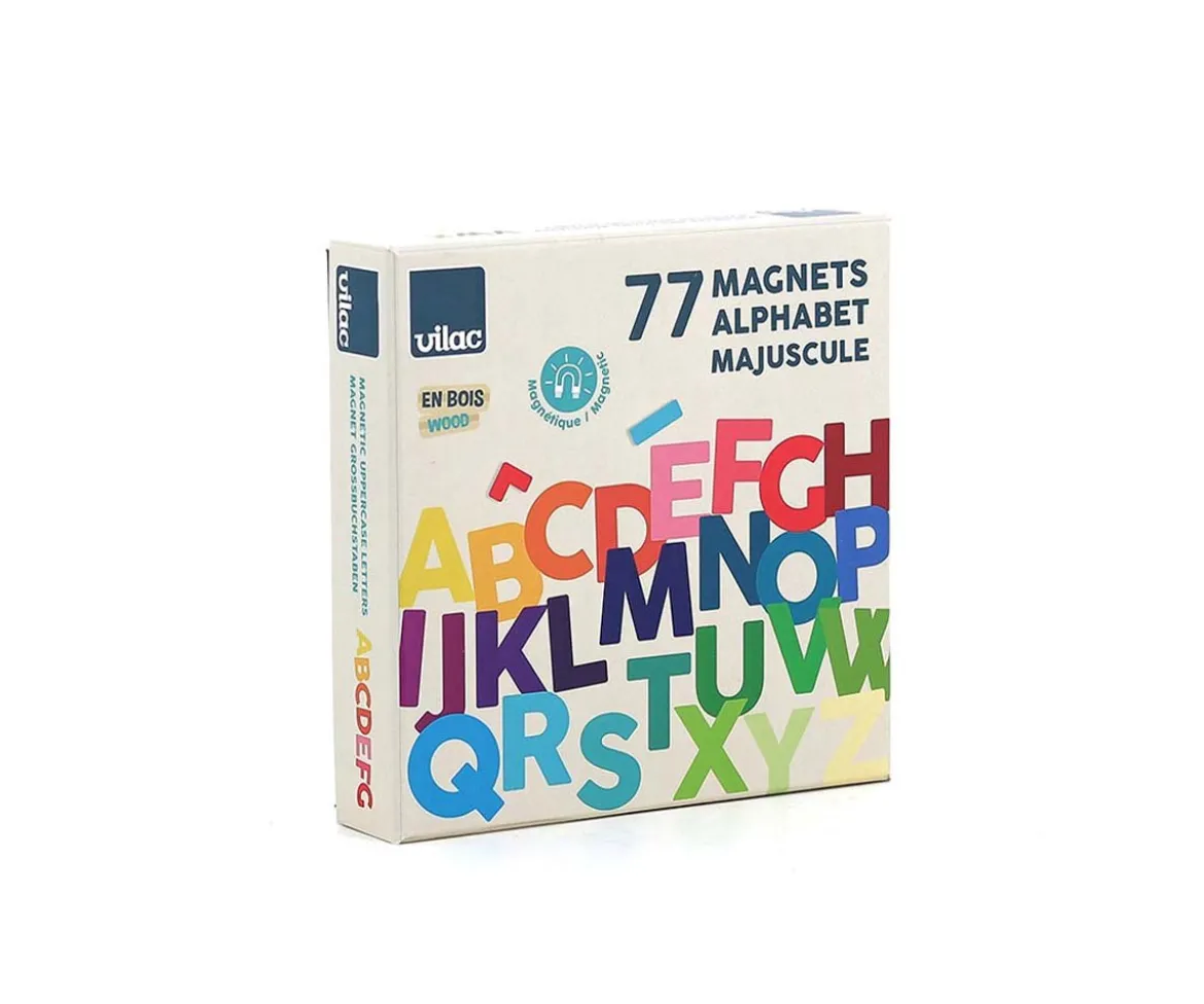 Imanes Letras Mayúsculas 77 Piezas