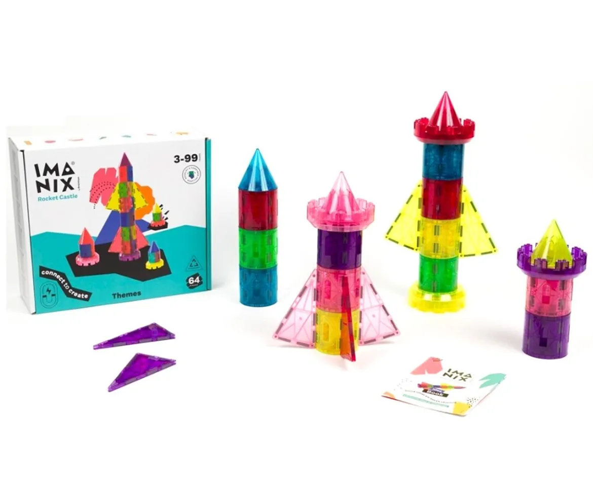 Imanix Rocket Castle 64 Piezas