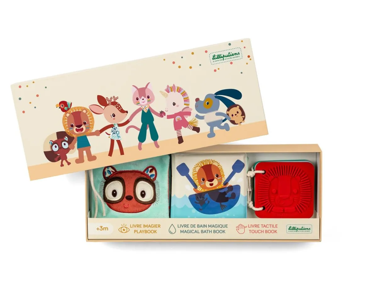 Jack Set de 3 Libros Sensoriales