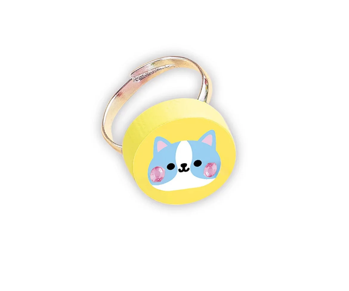 4 Joyas de Madera Little Cats
