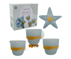 Juego de Baño Tazas y Estrella Azul