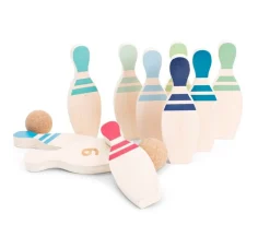 Juego de Bolos de Madera